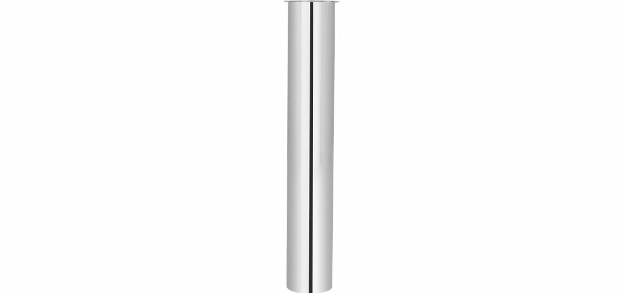 Bördelrohr Edelstahl gebürstet MATT 32 X 200 MM