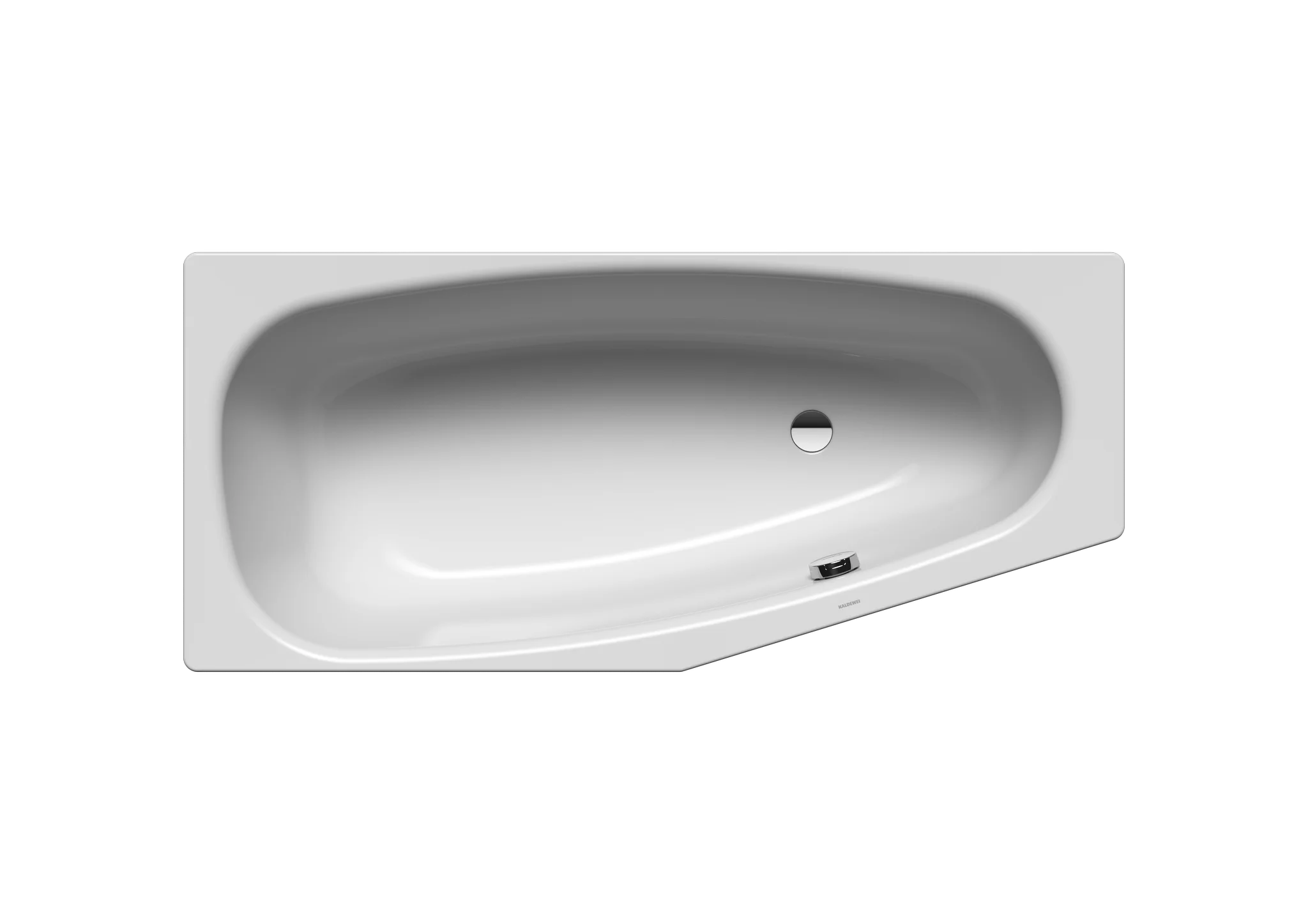 Kaldewei MINI RECHTS Badewanne, 1570x700 mm, manhattan, Stahl-Emaille, MADE IN GERMANY