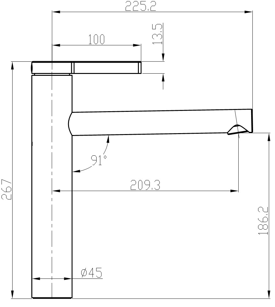 Spültisch-Einhandbatterie AqvaKitchen - schwenkbarer Auslauf - Kartusche mit keramischen Dichtscheiben - Heisswassersperre - Wassermengendurchflussregulierung - flexible Druckschläuche 3/8", DVGW W270 - chrom Spültisch-Einhandbatterie AqvaKitchen - schwenkbarer Auslauf - Kartusche mit keramischen Dichtscheiben - Heisswassersperre - Wassermengendurchflussregulierung - flexible Druckschläuche 3/8", DVGW W270 - chrom