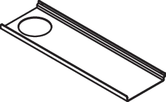 HEWI Ablage in 36 × 1,5 × 10,2 cm HEWI Ablage in 36 × 1,5 × 10,2 cm