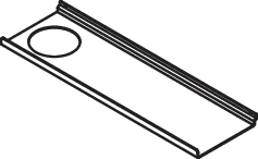 HEWI Ablage in 36 × 1,5 × 10,2 cm HEWI Ablage in 36 × 1,5 × 10,2 cm