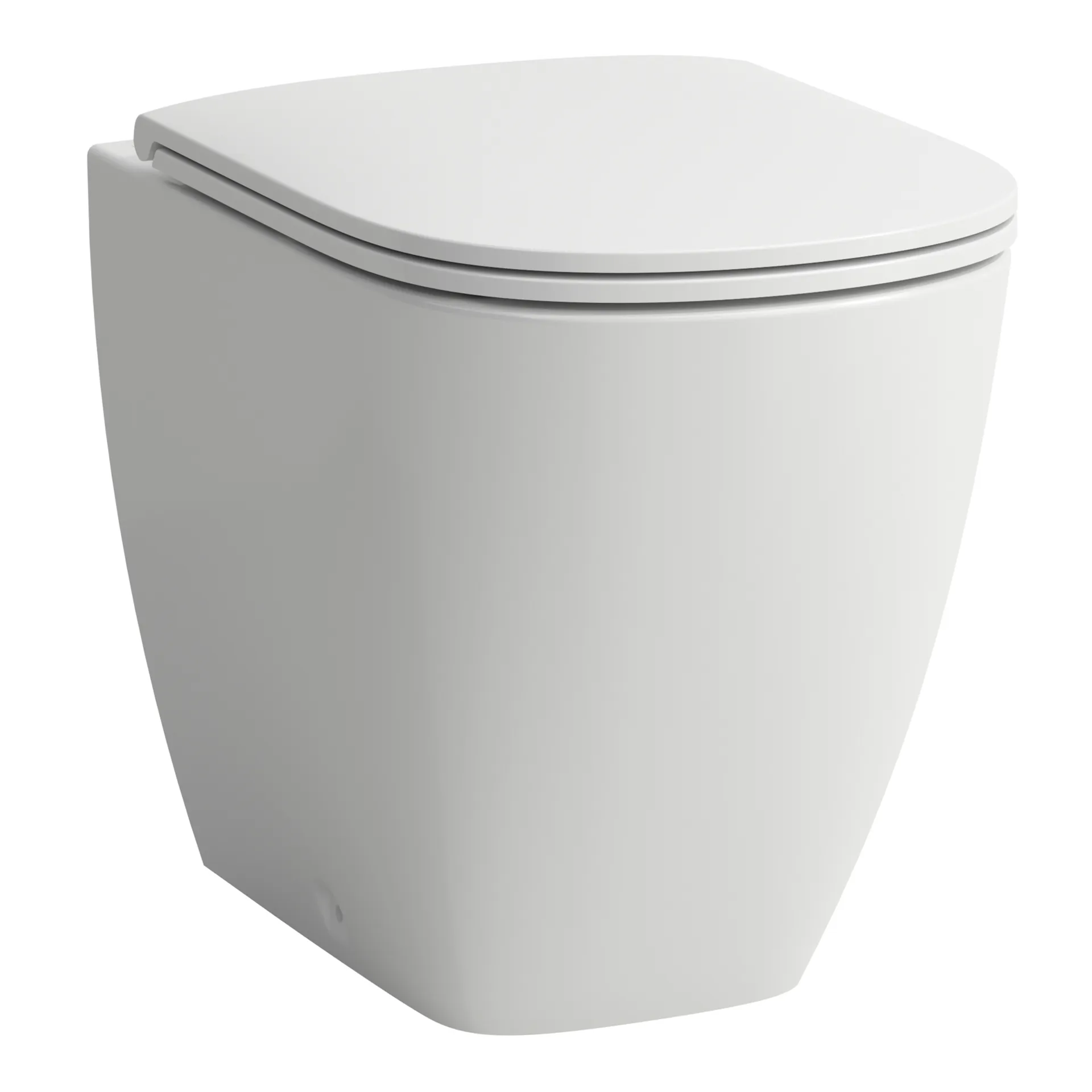 Laufen Stand-Tiefspül-WC Keramikhöhe 42 cm „Lua“ 360 × 420 × 520 mm in Weiß, Abgang waagerecht, ohne Spülrand