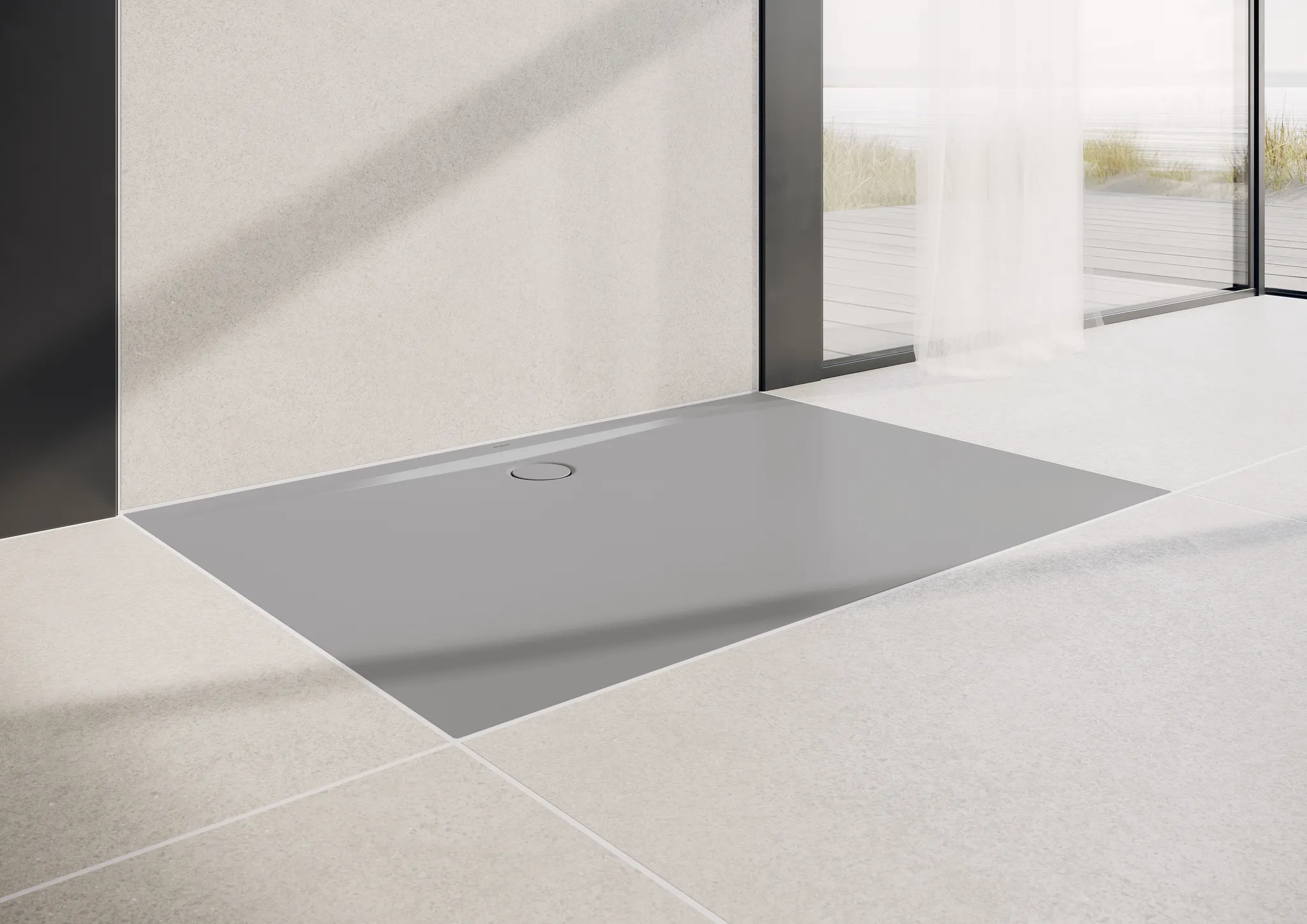 Kaldewei rechteck Duschwanne „Superplan Zero“ 75 × 140 cm ohne Oberflächenbeschichtung, mit Invisible Grip, in warm grey 60 Kaldewei rechteck Duschwanne „Superplan Zero“ 75 × 140 cm ohne Oberflächenbeschichtung, mit Invisible Grip, in warm grey 60