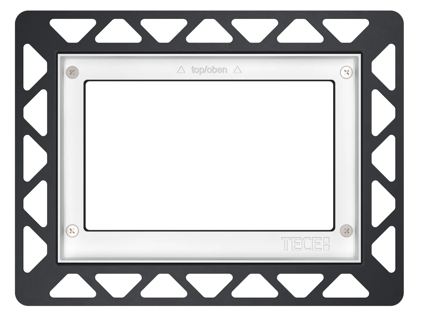 -WC-Einbaurahmen für flächenbündige Montage, Weiß -WC-Einbaurahmen für flächenbündige Montage, Weiß