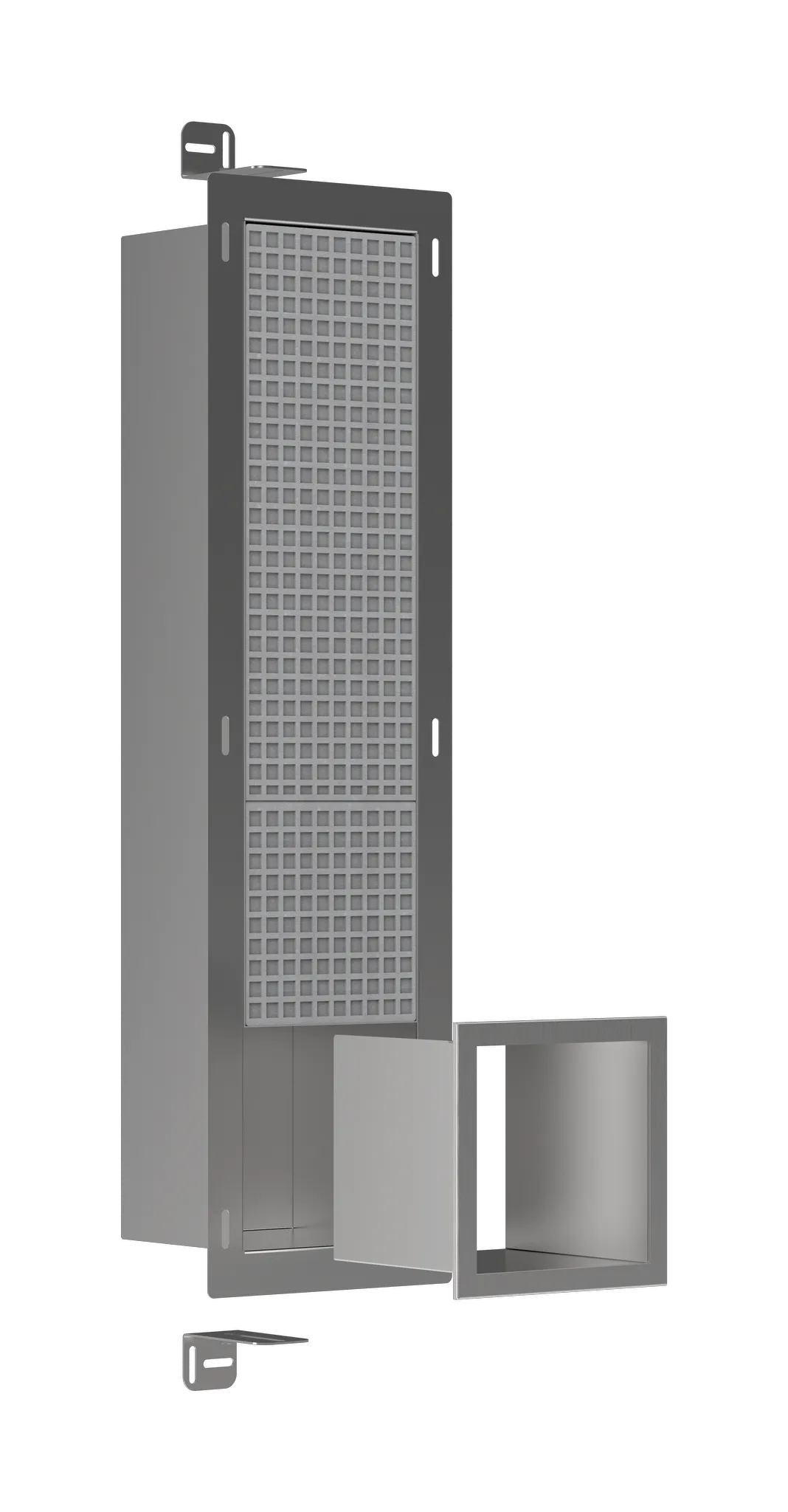 Hansgrohe XtraStoris Original Einbau Toilettenpapierhalter mit Vorratsbehälter, Mattweiß Hansgrohe XtraStoris Original Einbau Toilettenpapierhalter mit Vorratsbehälter, Mattweiß