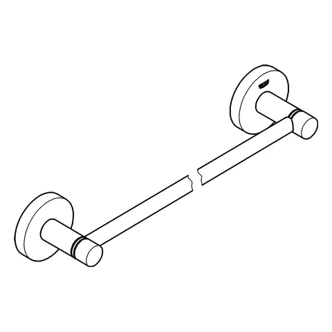 Badetuchhalter Essentials 40688_1, 504 mm Badetuchhalter Essentials 40688_1, 504 mm