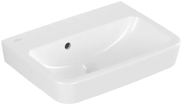 Villeroy & Boch Handwaschbecken „O.novo“ 500 × 370 × 160 mm, für Becken mittig, ohne Hahnlochbohrung in Weiß Alpin Villeroy & Boch Handwaschbecken „O.novo“ 500 × 370 × 160 mm, für Becken mittig, ohne Hahnlochbohrung in Weiß Alpin