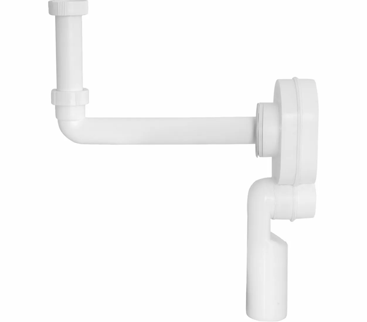 Wandeinbaugeruchverschluss KS weiß DN 32 Abgang senkrecht 50mm Einlaufbg. 90Grad Wandeinbaugeruchverschluss KS weiß DN 32 Abgang senkrecht 50mm Einlaufbg. 90Grad