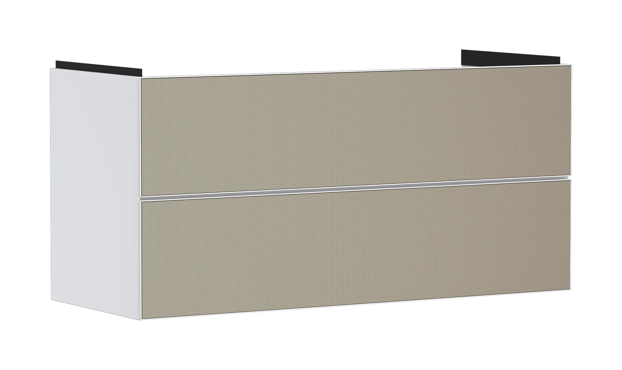 Hansgrohe Xevolos E Waschtischunterschrank Mattweiß 1180x475 mm mit 2 Schubkästen, griff- und siphonausschnittlos, SoftClose, PushOpen, vormontiert Hansgrohe Xevolos E Waschtischunterschrank Mattweiß 1180x475 mm mit 2 Schubkästen, griff- und siphonausschnittlos, SoftClose, PushOpen, vormontiert