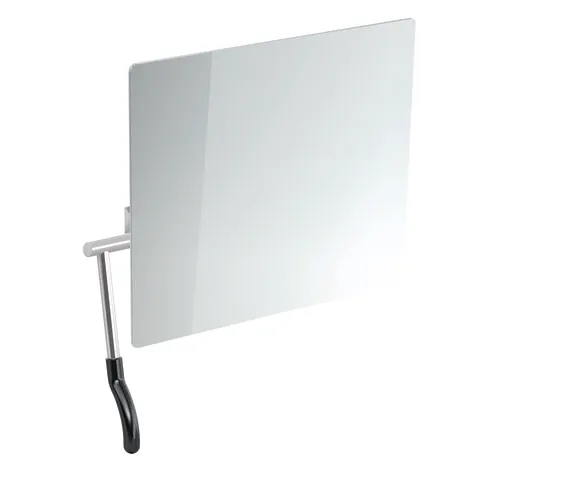 HEWI Kippspiegel „Serie 802 LifeSystem“ 72,5 × 74,1 cm in Tiefschwarz HEWI Kippspiegel „Serie 802 LifeSystem“ 72,5 × 74,1 cm in Tiefschwarz