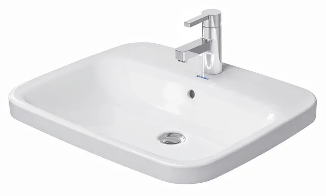 Einbauwaschtisch „DuraStyle“, mit Überlauf, Hahnlochposition mittig Einbauwaschtisch „DuraStyle“, mit Überlauf, Hahnlochposition mittig