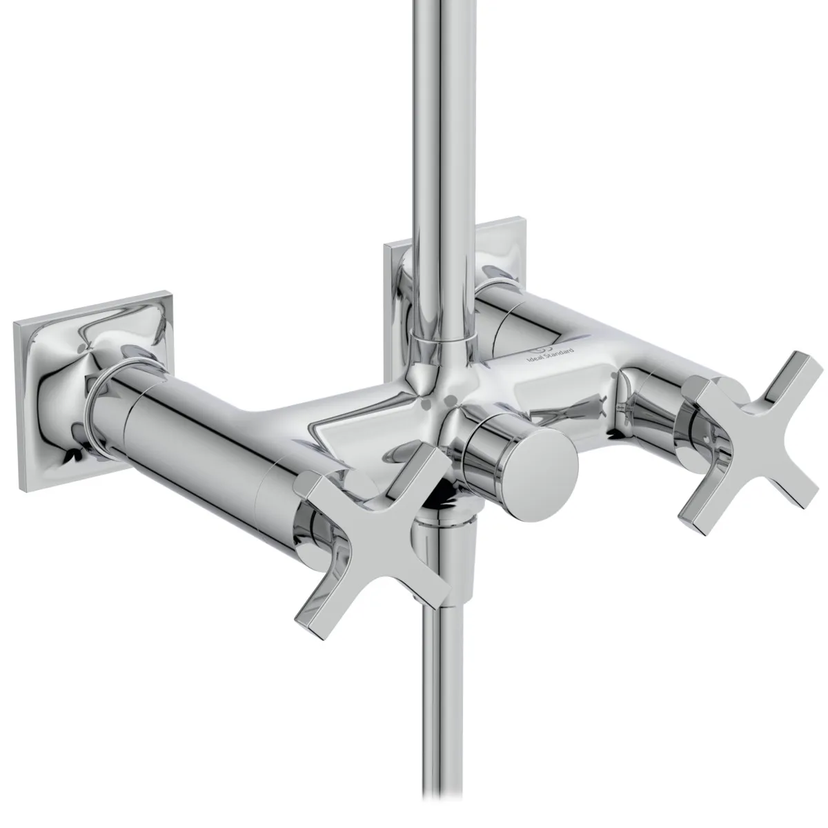 Ideal Standard Joy Neo Duschsystem mit Einhebel-Brausearmatur Kreuzgriffe Chrom Ideal Standard Joy Neo Duschsystem mit Einhebel-Brausearmatur Kreuzgriffe Chrom