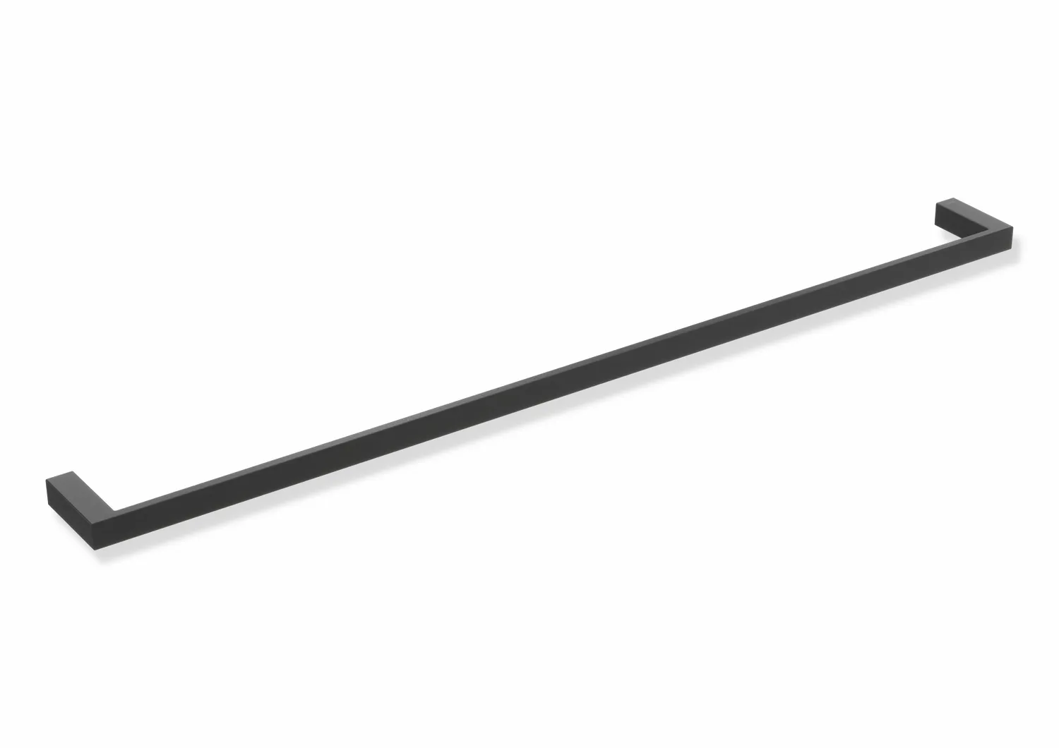 HEWI Handtuchhalter „System 900Q“, Befestigung verdeckt, 1-armig in Schwarz tiefmatt HEWI Handtuchhalter „System 900Q“, Befestigung verdeckt, 1-armig in Schwarz tiefmatt