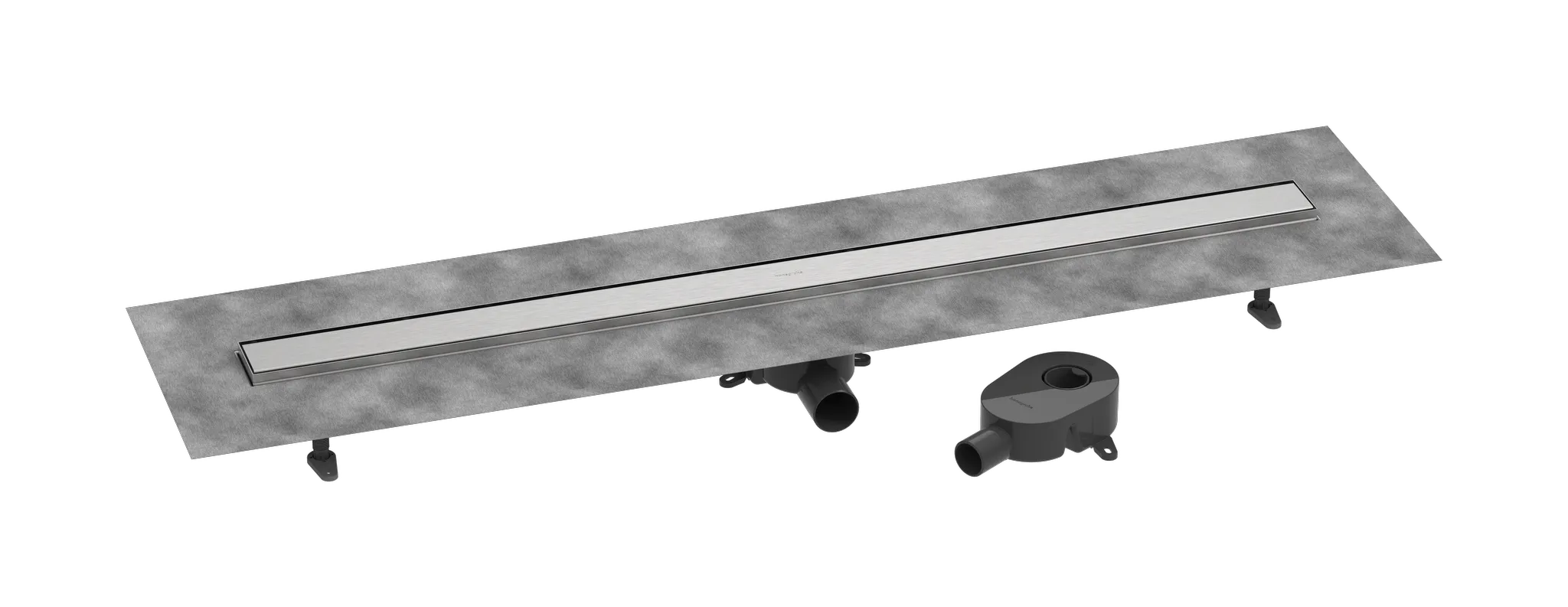 Hansgrohe Duschrinne „RainDrain Go“ in Edelstahl Hansgrohe Duschrinne „RainDrain Go“ in Edelstahl