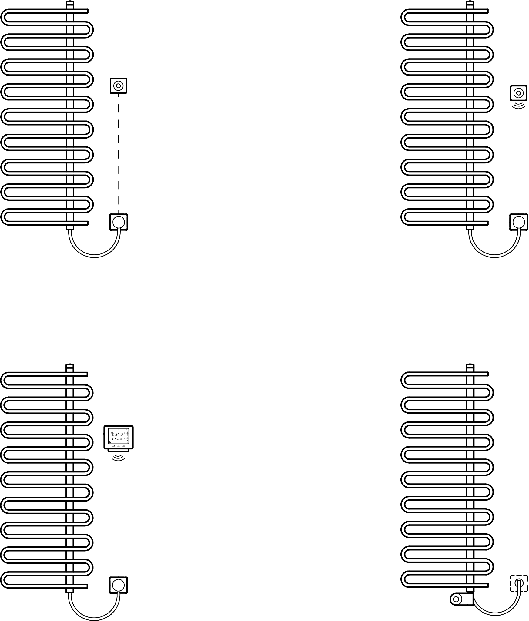 Kermi Design-Heizkörper „Icaro®“ 40 × 144,6 cm in Graphit Metallic Kermi Design-Heizkörper „Icaro®“ 40 × 144,6 cm in Graphit Metallic