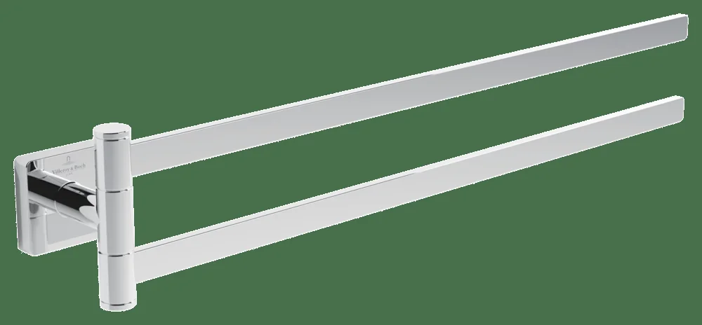 Villeroy & Boch Elements - Striking Handtuchhalter zweiarmig, Chrom