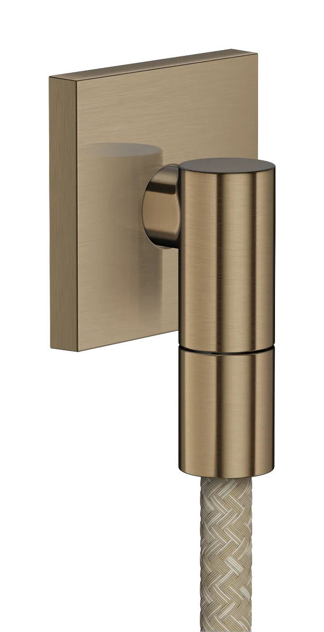 Hansgrohe AXOR Wall outlet Fine Wandanschluss eckig Brushed Bronze G 1/2 Hansgrohe AXOR Wall outlet Fine Wandanschluss eckig Brushed Bronze G 1/2