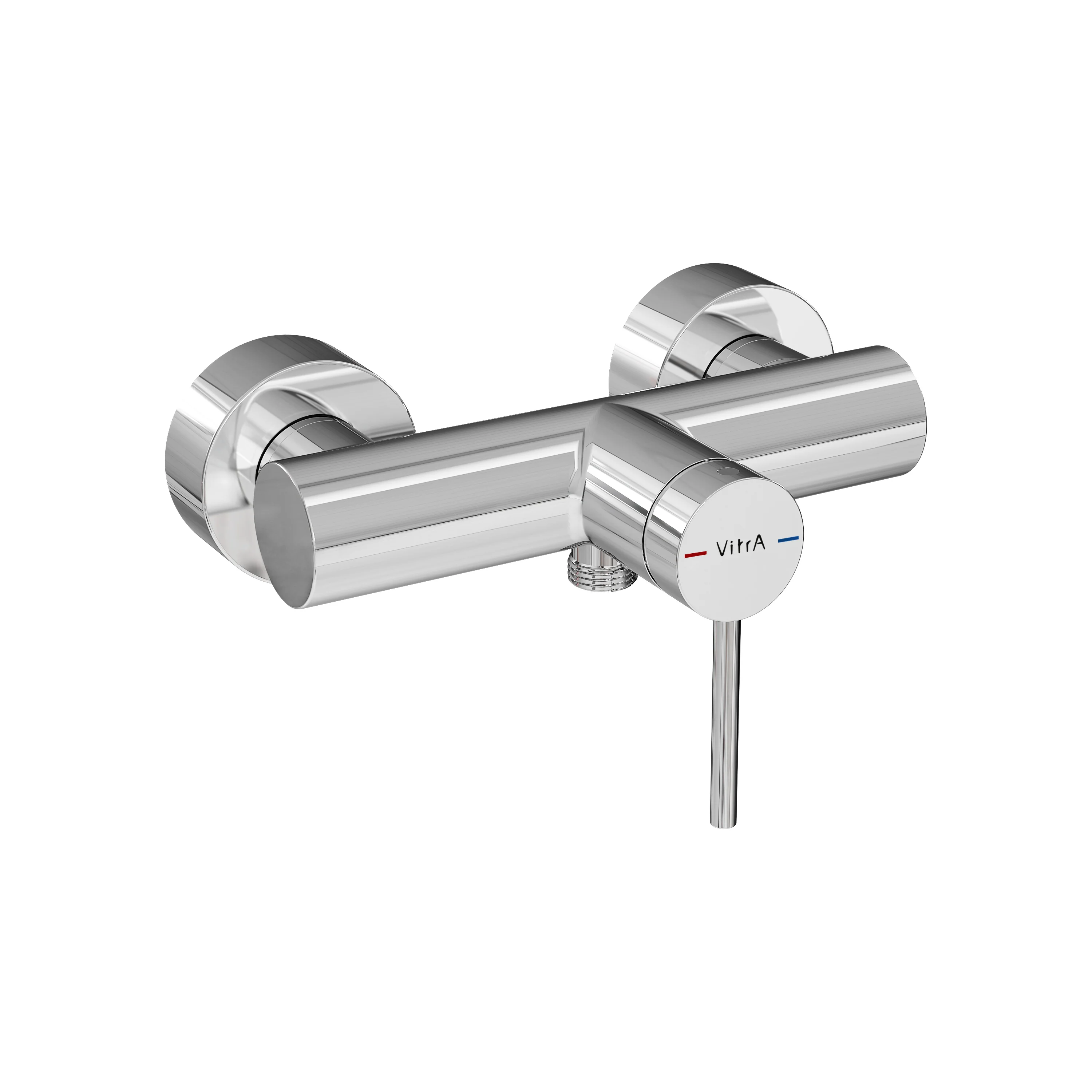 Minimax Round Einhebel-Brausearmatur Aufputzmontage Chrom