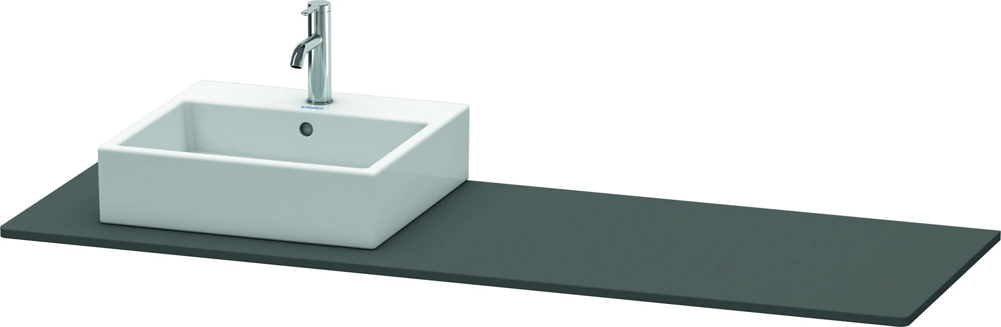 Duravit Konsole „XSquare“ in Graphit Matt