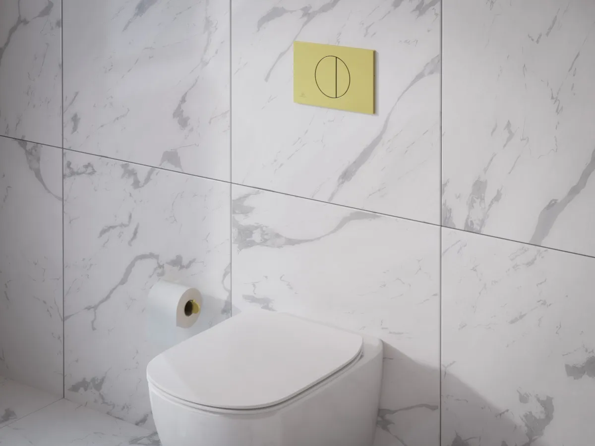 Ideal Standard Oleas WC Betätigungsplatte M5 Mechanisch Brushed Gold