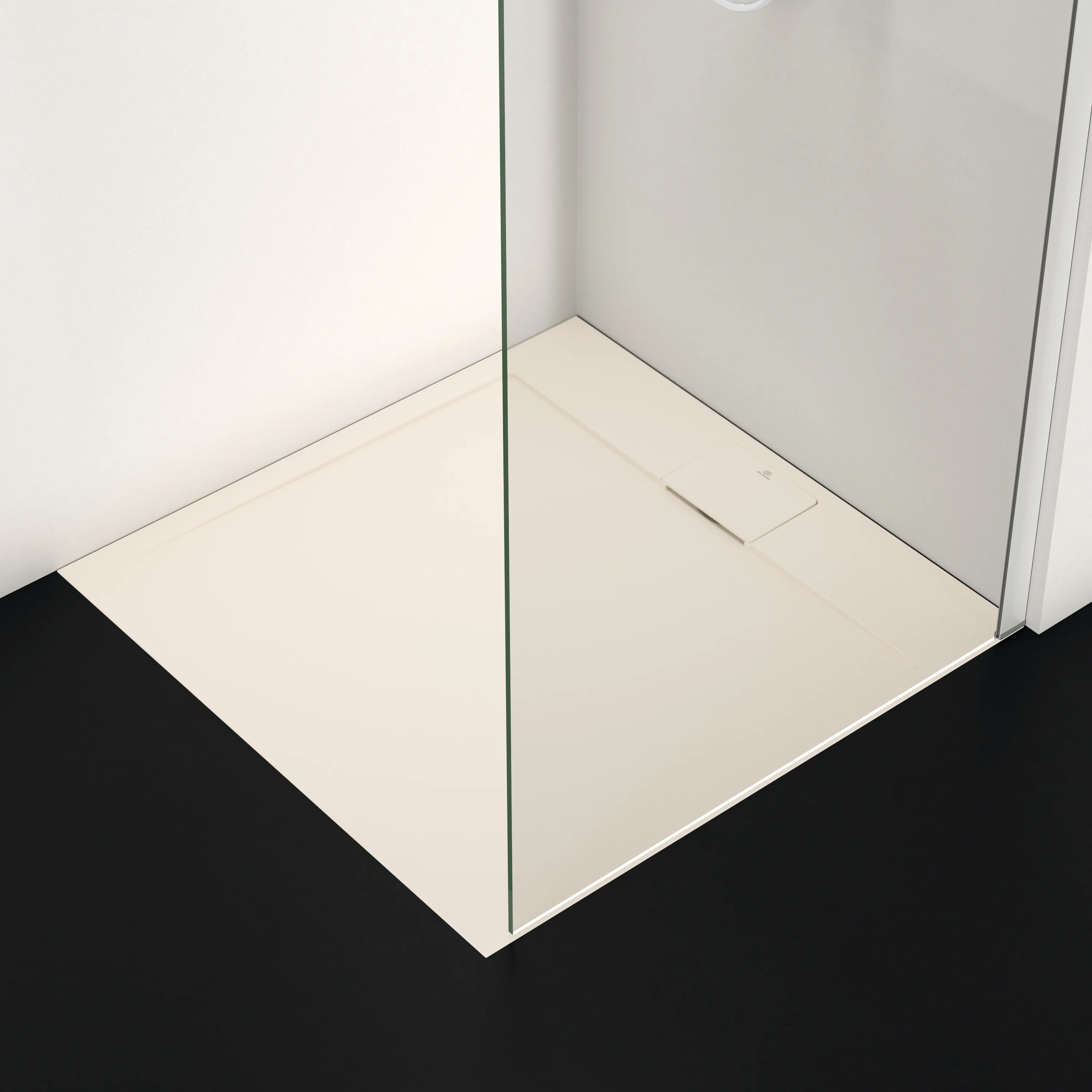 Ideal Standard Quadrat-Brausewanne Ultra Flat S i.life 900x900x30mm Sandstein Ideal Standard Quadrat-Brausewanne Ultra Flat S i.life 900x900x30mm Sandstein