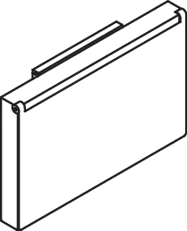 WC-Papierhalter mit Deckel, Edelstahl, pulverbeschichtet, Breite 140 mm, Höhe 90 mm, Tiefe 23 mm, in Farbe DC (Schwarz tiefmatt) WC-Papierhalter mit Deckel, Edelstahl, pulverbeschichtet, Breite 140 mm, Höhe 90 mm, Tiefe 23 mm, in Farbe DC (Schwarz tiefmatt)