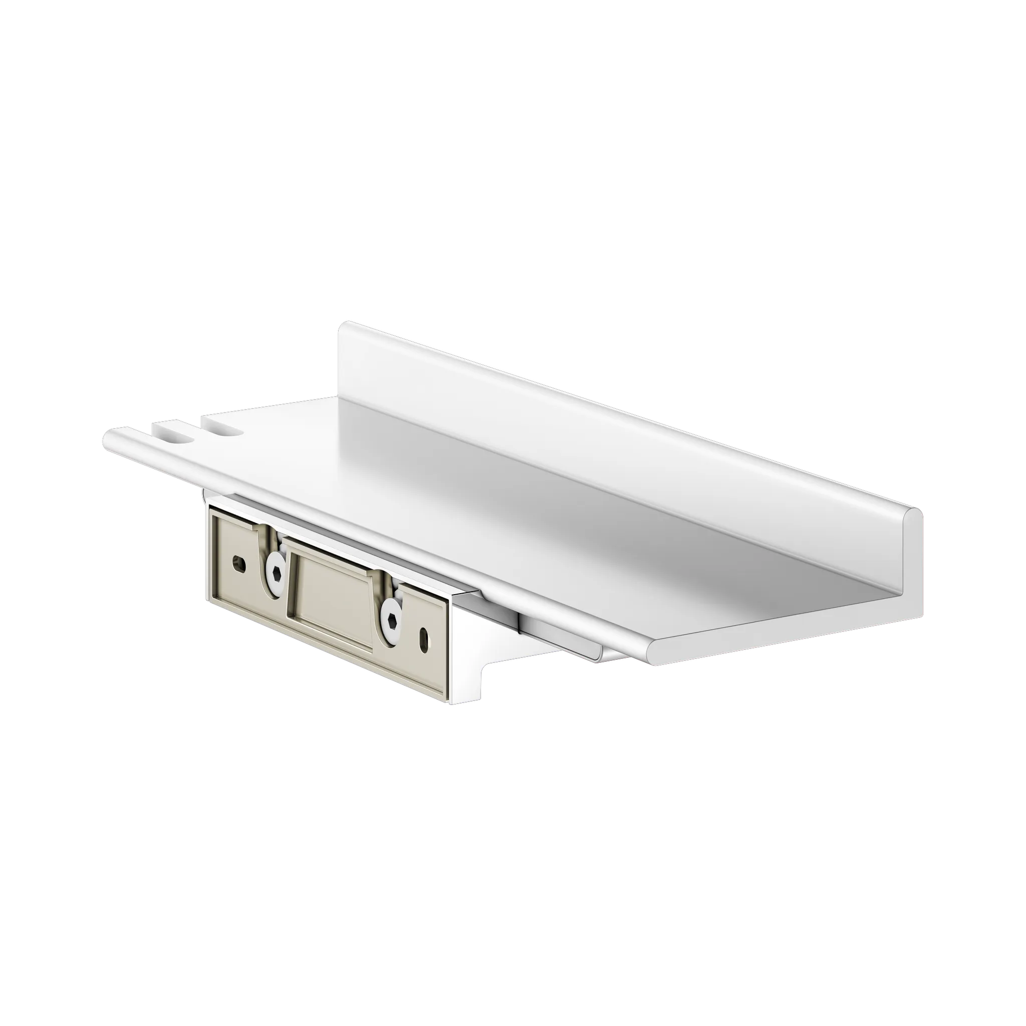 REVA 12859510000 Duschablage mit integriertem Glasabzieher weiß