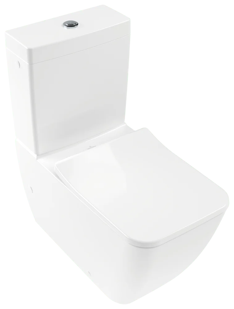 Villeroy & Boch Venticello Tiefspül-WC spülrandlos, 375x700 mm, 400 mm Höhe, weiß Alpin CeramicPlus, bodenstehend Villeroy & Boch Venticello Tiefspül-WC spülrandlos, 375x700 mm, 400 mm Höhe, weiß Alpin CeramicPlus, bodenstehend