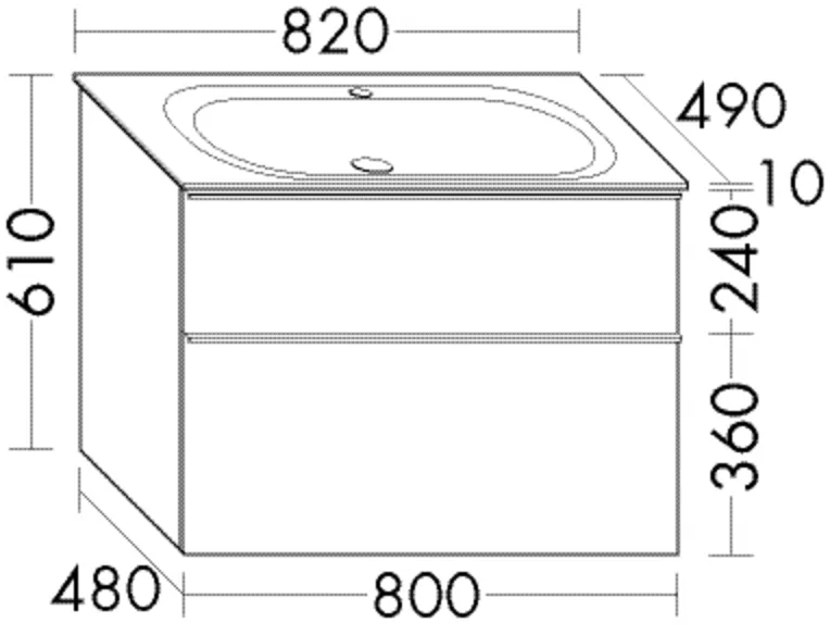 burgbad Badmöbelset „Fiumo“ 860 × 650 mm Griff, Schwarz Matt (230 mm), in Weiß Matt burgbad Badmöbelset „Fiumo“ 860 × 650 mm Griff, Schwarz Matt (230 mm), in Weiß Matt
