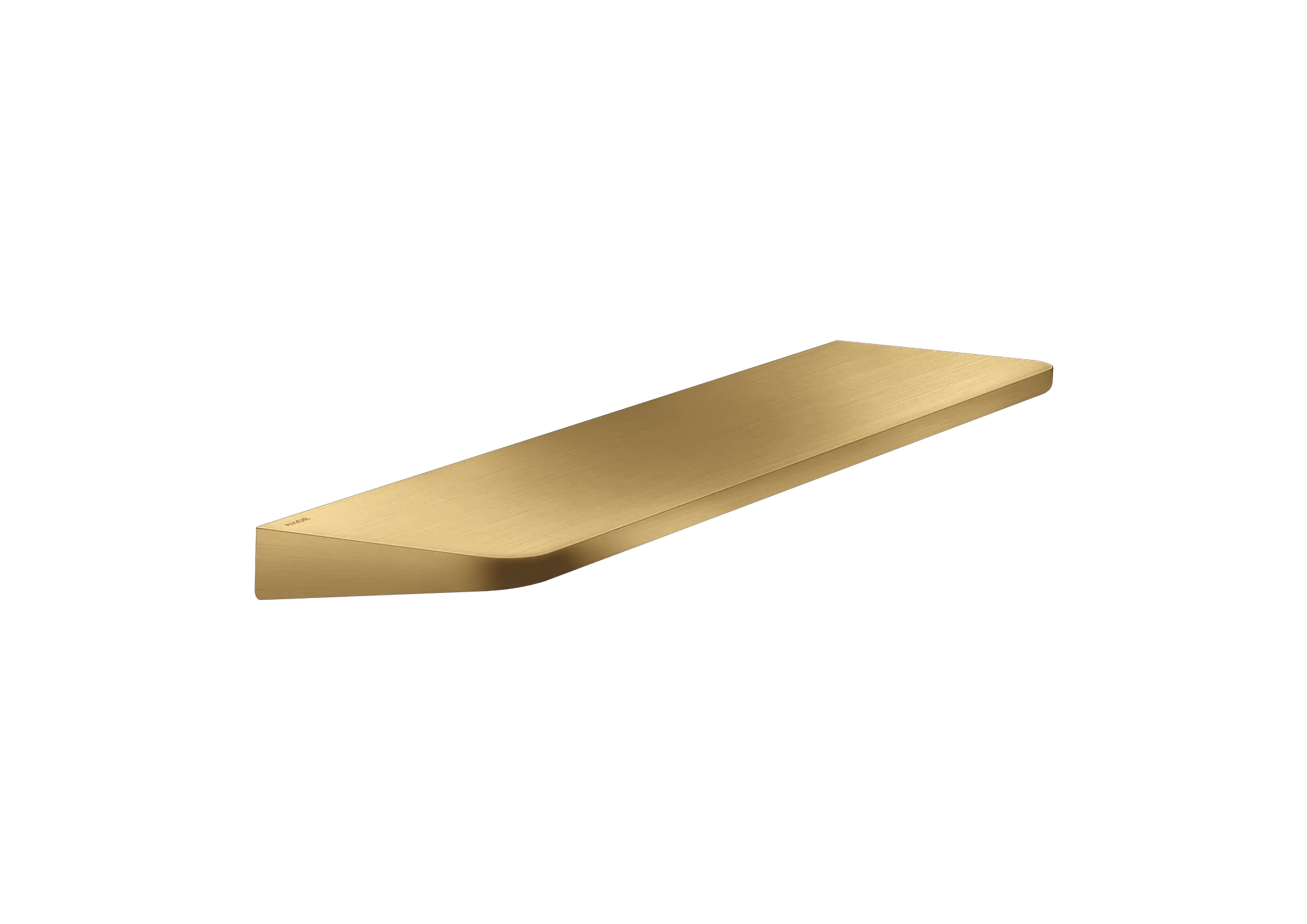 Hansgrohe AXOR Universal Circular Ablage 400 mm Brushed Gold Optic Wandmontage Metall Rahmen und Ablage mit verdeckter Befestigung passend für Dusche