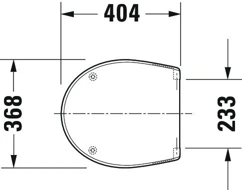 Duravit WC-Sitz „DuraPlus Compact“ 36,8 × 40,4 × 3,7 cm Duravit WC-Sitz „DuraPlus Compact“ 36,8 × 40,4 × 3,7 cm