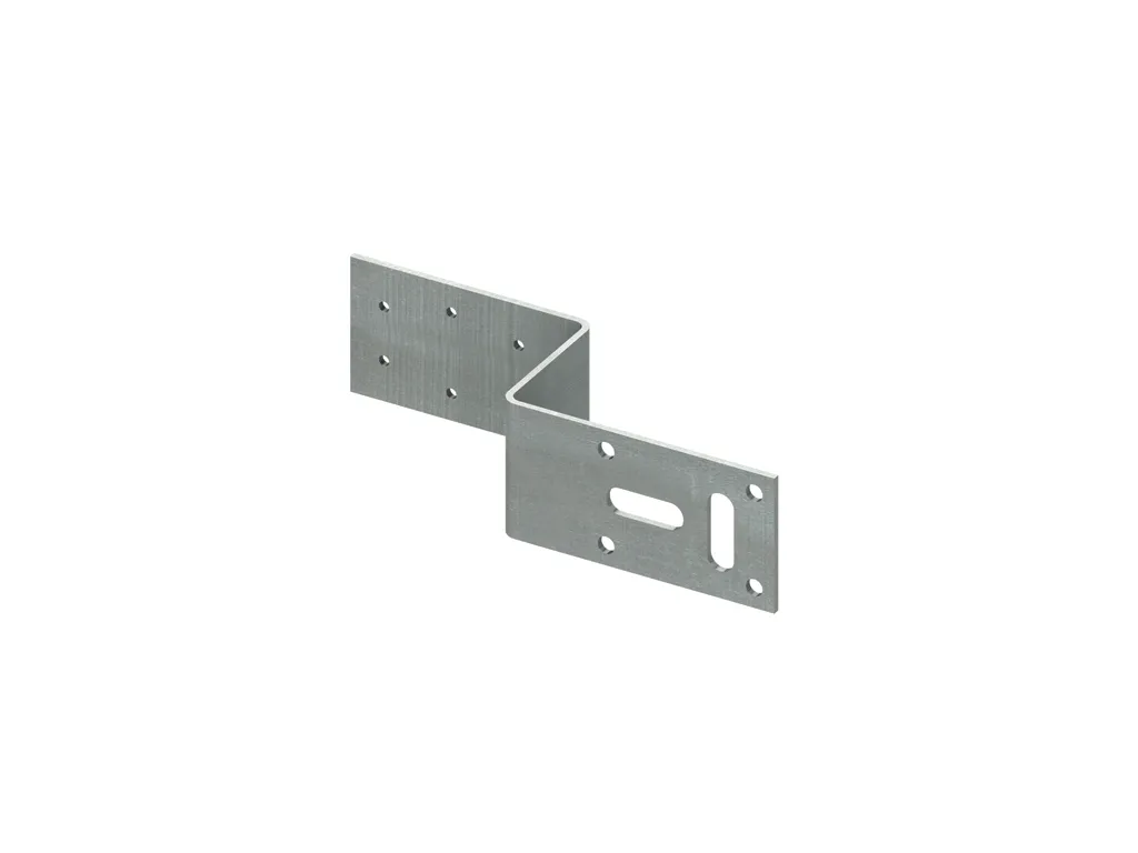 Halter aus verzinktem Stahl, 1-fach gewinkelt Halter aus verzinktem Stahl, 1-fach gewinkelt
