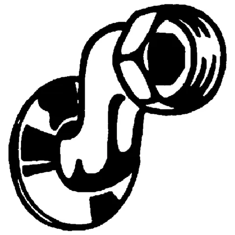 S-Anschluss 12411, Mutter 1 1/4'' x 1'' Außengewinde, chrom S-Anschluss 12411, Mutter 1 1/4'' x 1'' Außengewinde, chrom