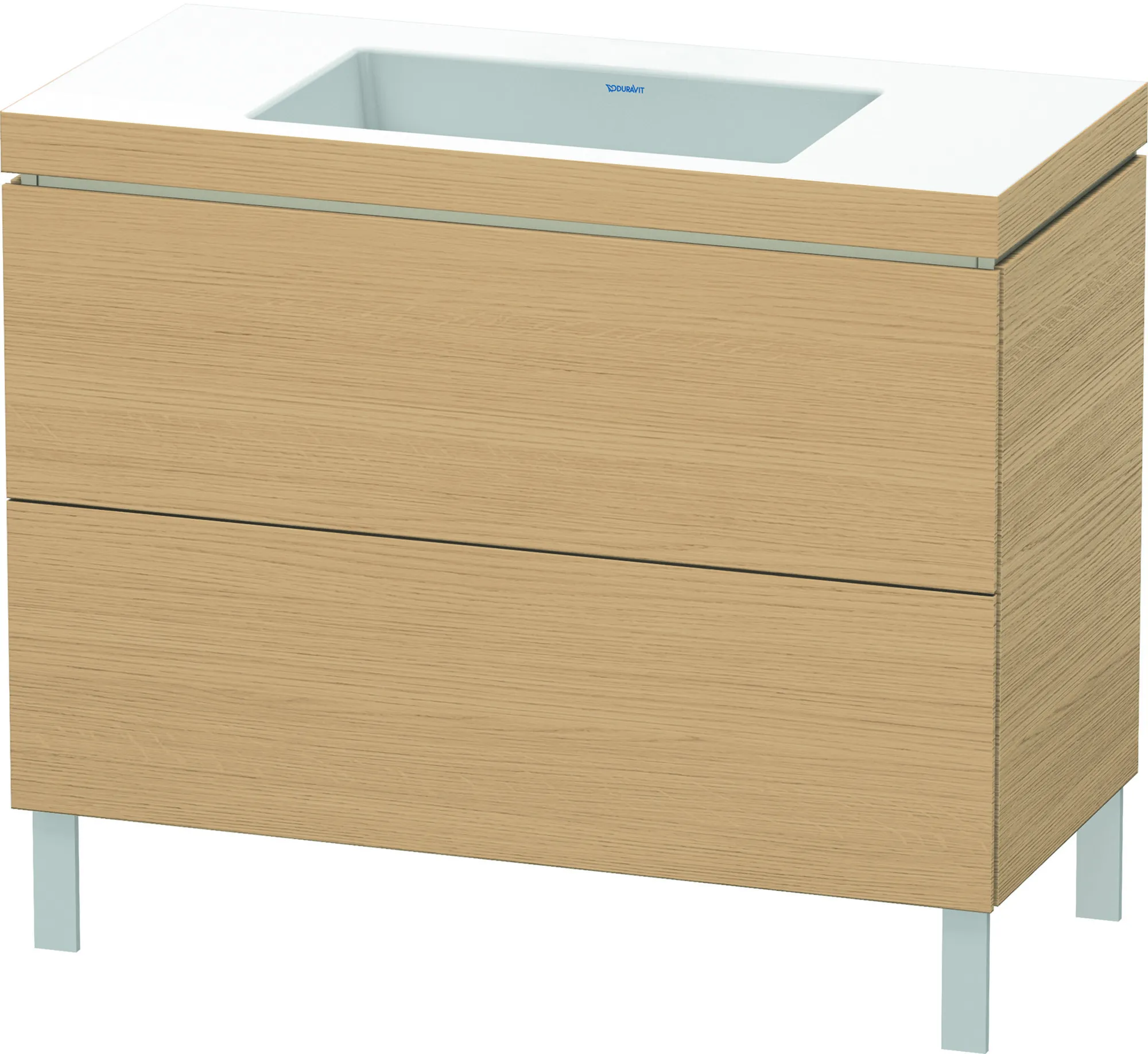 Duravit Set bodenstehend „L-Cube“ 100 × 48 × 69,8 cm