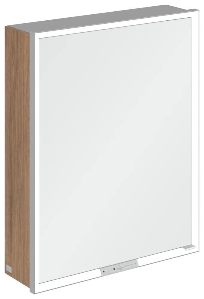 Villeroy & Boch Aufputz-Spiegelschrank My View+ A4816L, 600 x 750 x 168 mm, Kansas Oak