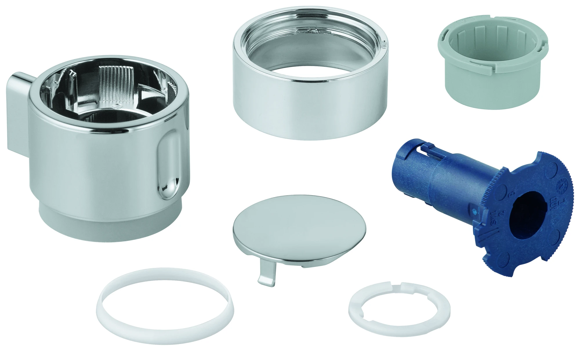 Absperrgriff 49081, für Grohtherm Thermostat-Fertigmontageset, chrom