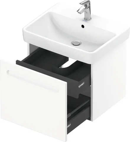 Duravit Waschtischunterschrank wandhängend „No.1“ 54 × 47,8 × 42,6 cm in Beton Matt Duravit Waschtischunterschrank wandhängend „No.1“ 54 × 47,8 × 42,6 cm in Beton Matt