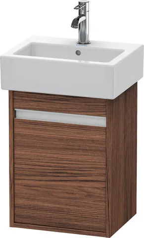 Duravit Waschtischunterschrank wandhängend „Ketho“ 40 × 55 × 32 cm Nussbaum Dunkel
