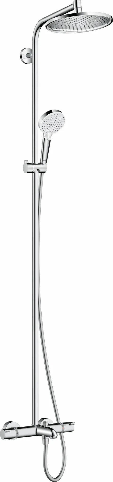 Showerpipe Crometta S 240 für Wanne chrom mit Thermostat