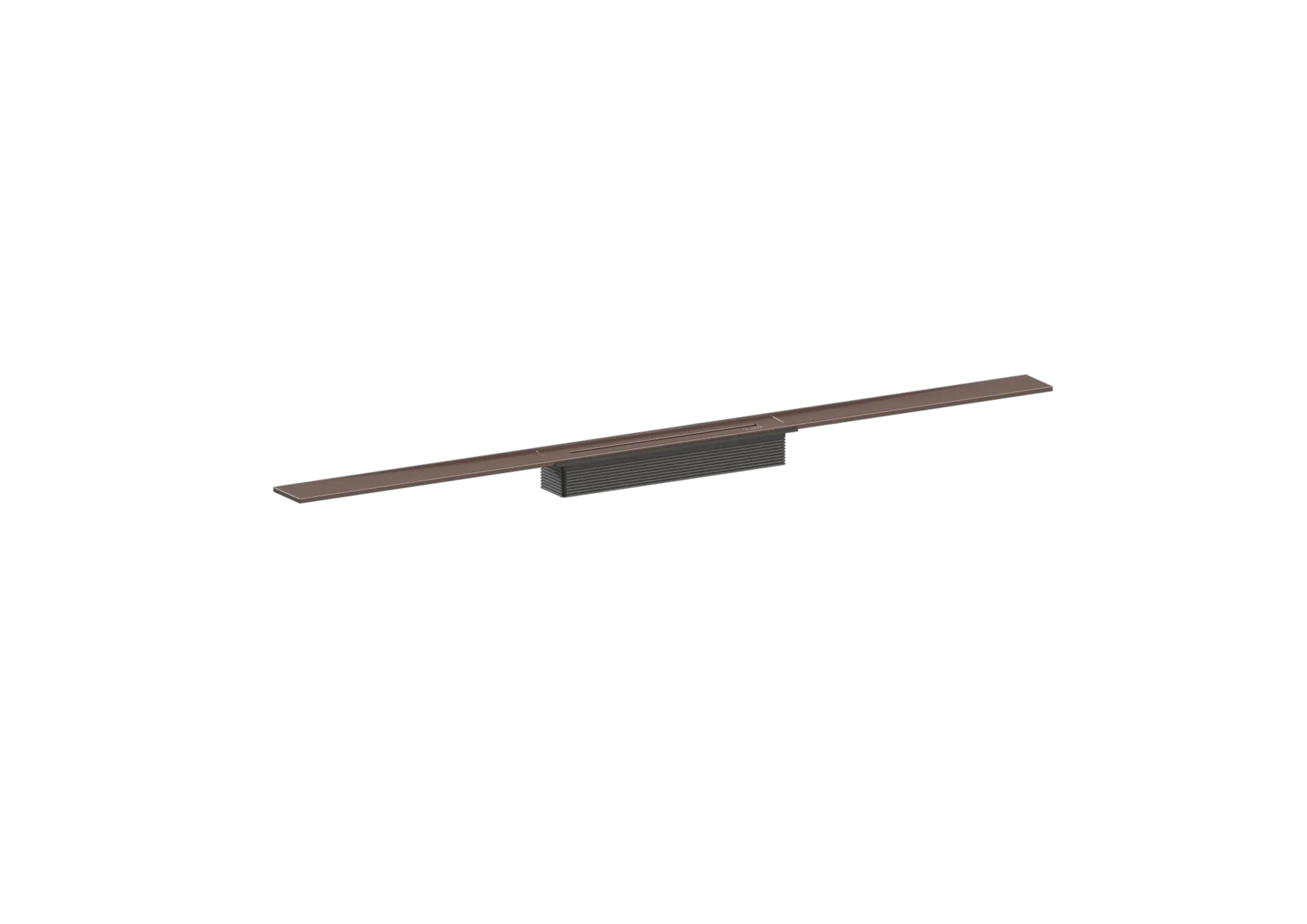 Dallmer Duschrinne CeraFloor Select rotgold matt, 900 mm, Edelstahl 1.4301, massiv 6 mm, PVD-beschichtet, Belastungsklasse K 3 (300 kg)