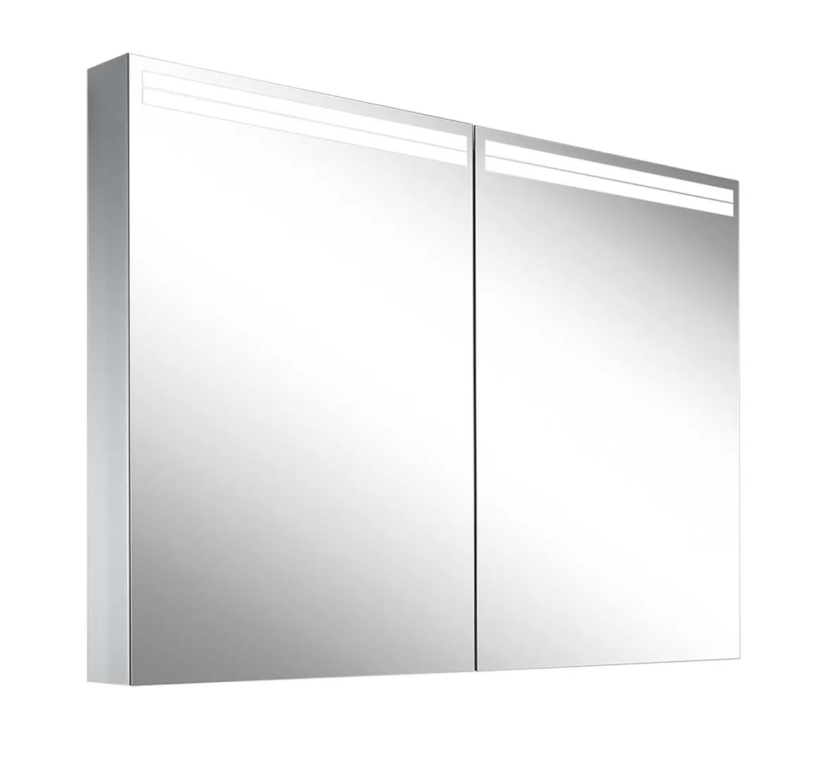 Schneider Spiegelschrank „ARANGATW“ in silbereloxiert Schneider Spiegelschrank „ARANGATW“ in silbereloxiert