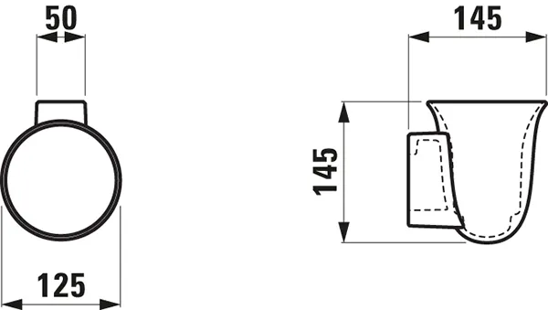 WC-Bürstengarnitur+Klosettbürste THE NEW CLASSIC Saphirkeramik weiß WC-Bürstengarnitur+Klosettbürste THE NEW CLASSIC Saphirkeramik weiß
