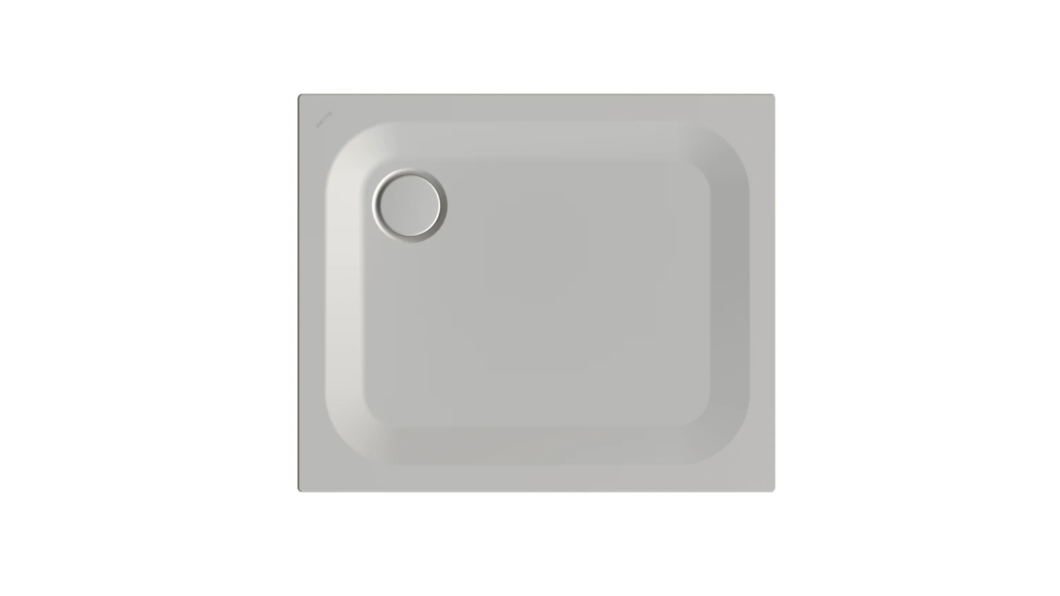 Bette rechteck Duschwanne „BetteUltra“ 900 × 750 mm ohne Oberflächenbeschichtung, ohne Oberflächenveredelung, ohne Wannenträger, in Dust