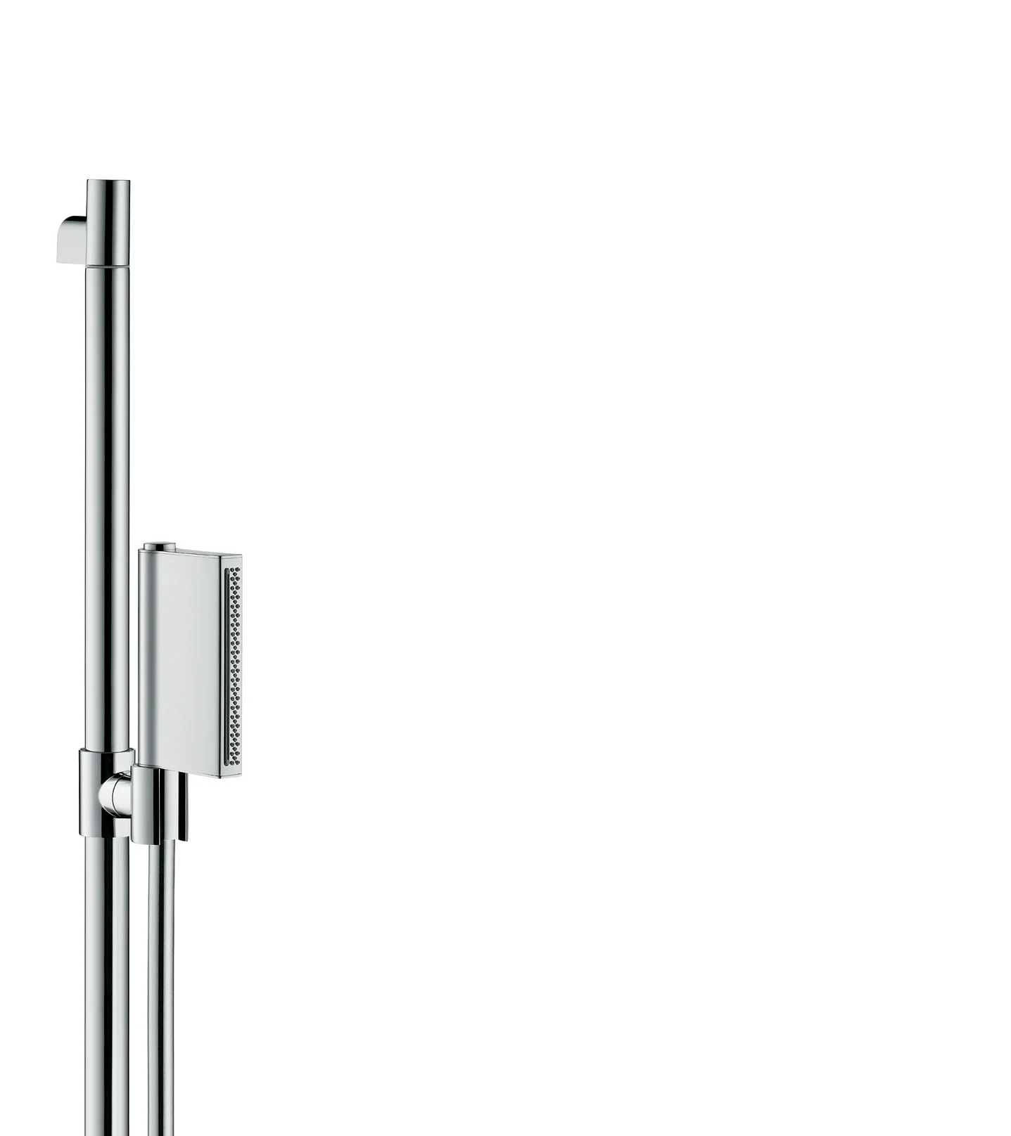 Hansgrohe AXOR One Brausenset 900 mm chrom, 124 x 24 mm Brausekopf, Rain und RainFlow Strahl, QuickClean, 11,5 l/min Durchfluss Hansgrohe AXOR One Brausenset 900 mm chrom, 124 x 24 mm Brausekopf, Rain und RainFlow Strahl, QuickClean, 11,5 l/min Durchfluss