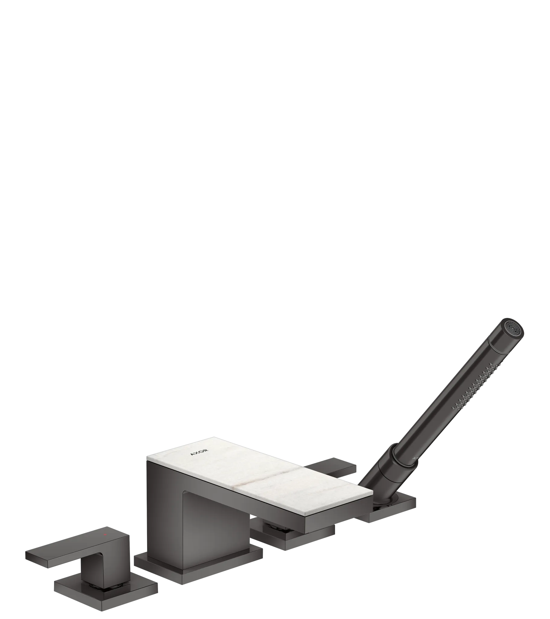 Hansgrohe AXOR MyEdition Mischer mit Platte 200 Marmor Lasa Covelano Vena Oro Hansgrohe AXOR MyEdition Mischer mit Platte 200 Marmor Lasa Covelano Vena Oro