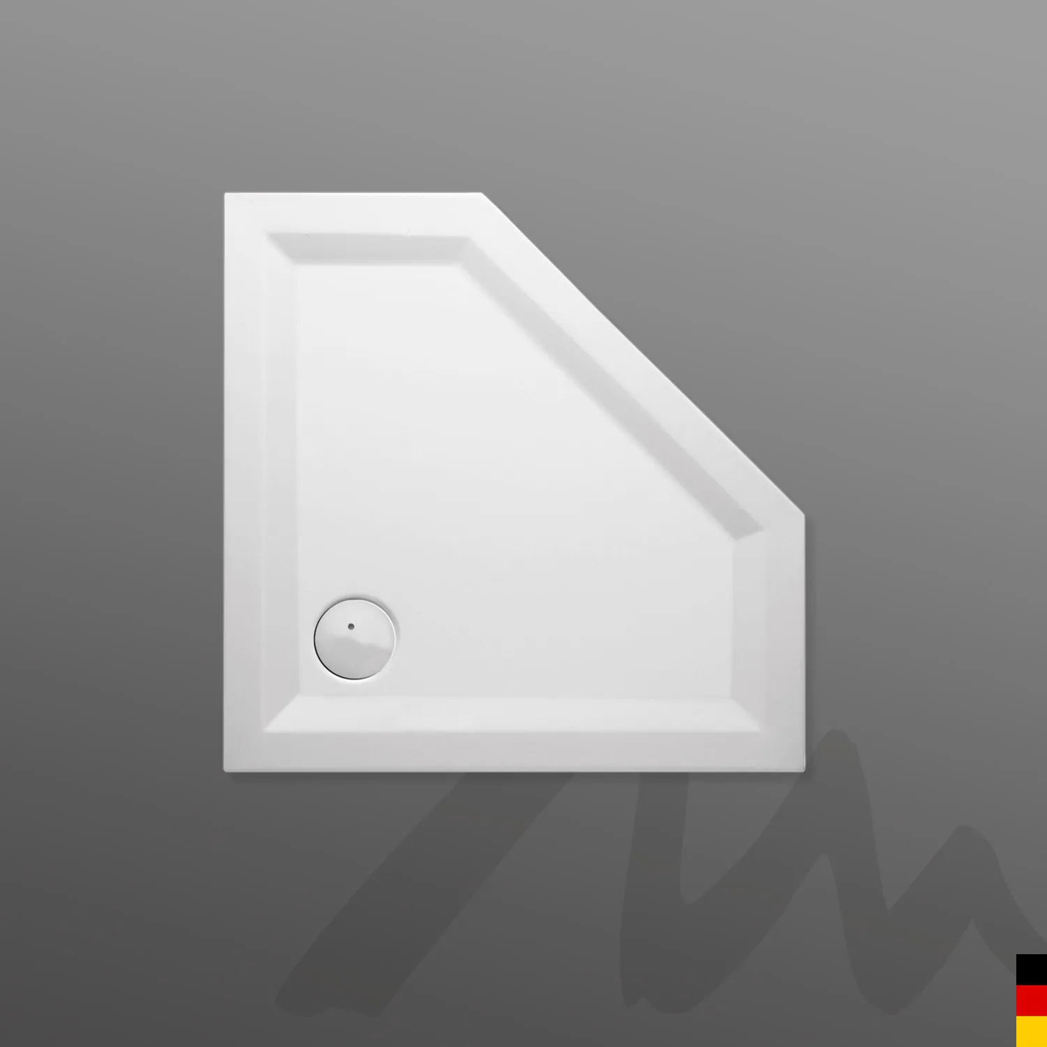 Mauersberger Acryl-Duschwannen-Einheit ceptor 90⁄40 1-teilig mit Dichtvlies, weiß Mauersberger Acryl-Duschwannen-Einheit ceptor 90⁄40 1-teilig mit Dichtvlies, weiß