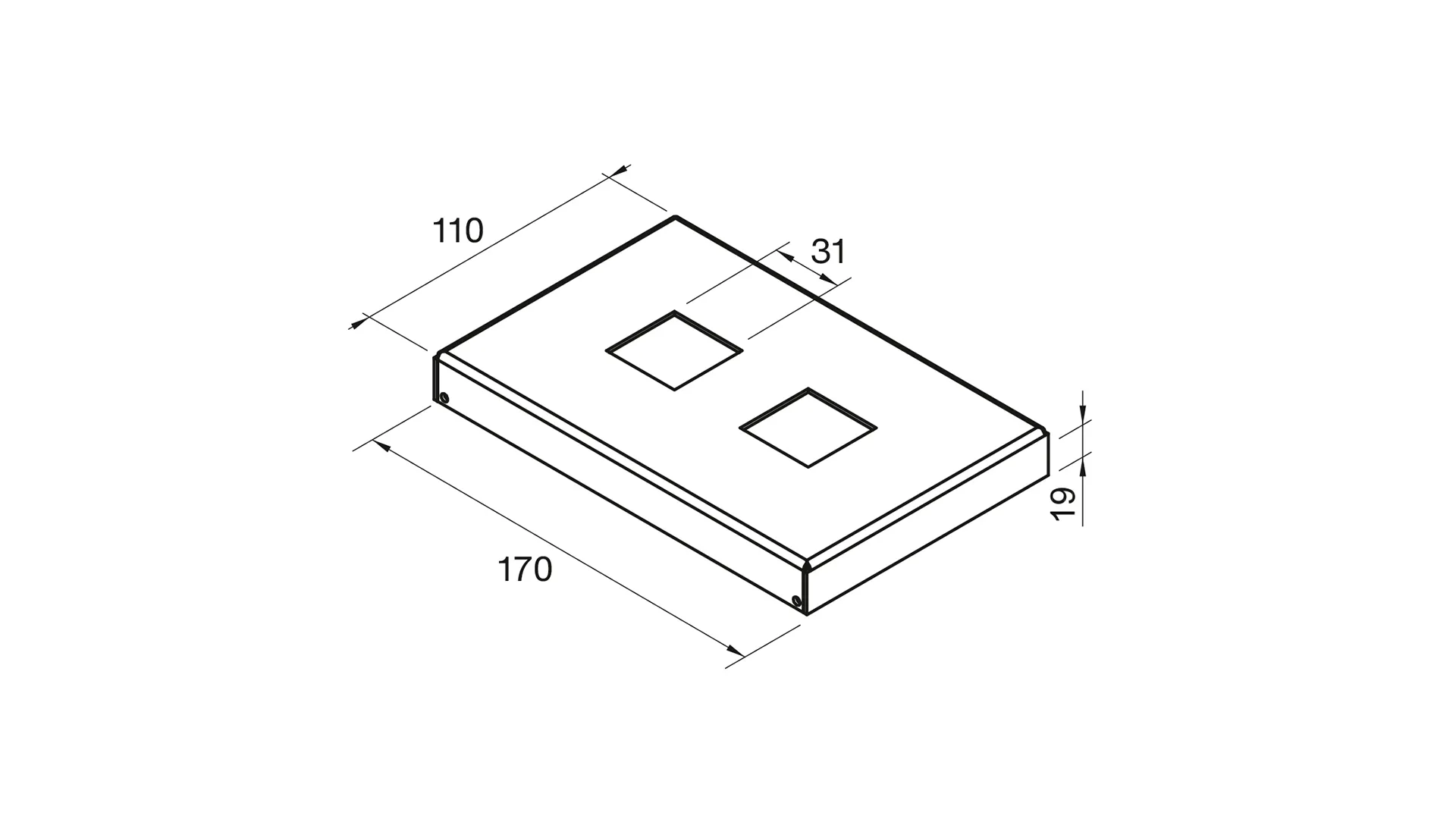 Zubehör Abdeckkappe f. FMORV HD10 + HD45, Sonder-Lack