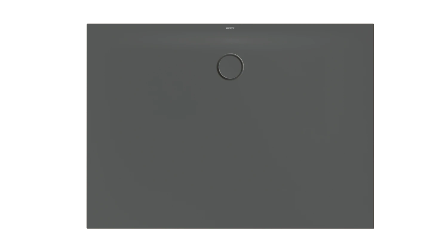Bette rechteck Duschwanne „BetteFloor Side“ 1400 × 1000 mm ohne Oberflächenbeschichtung, mit BetteGlasur Plus, ohne Wannenträger, in Slate