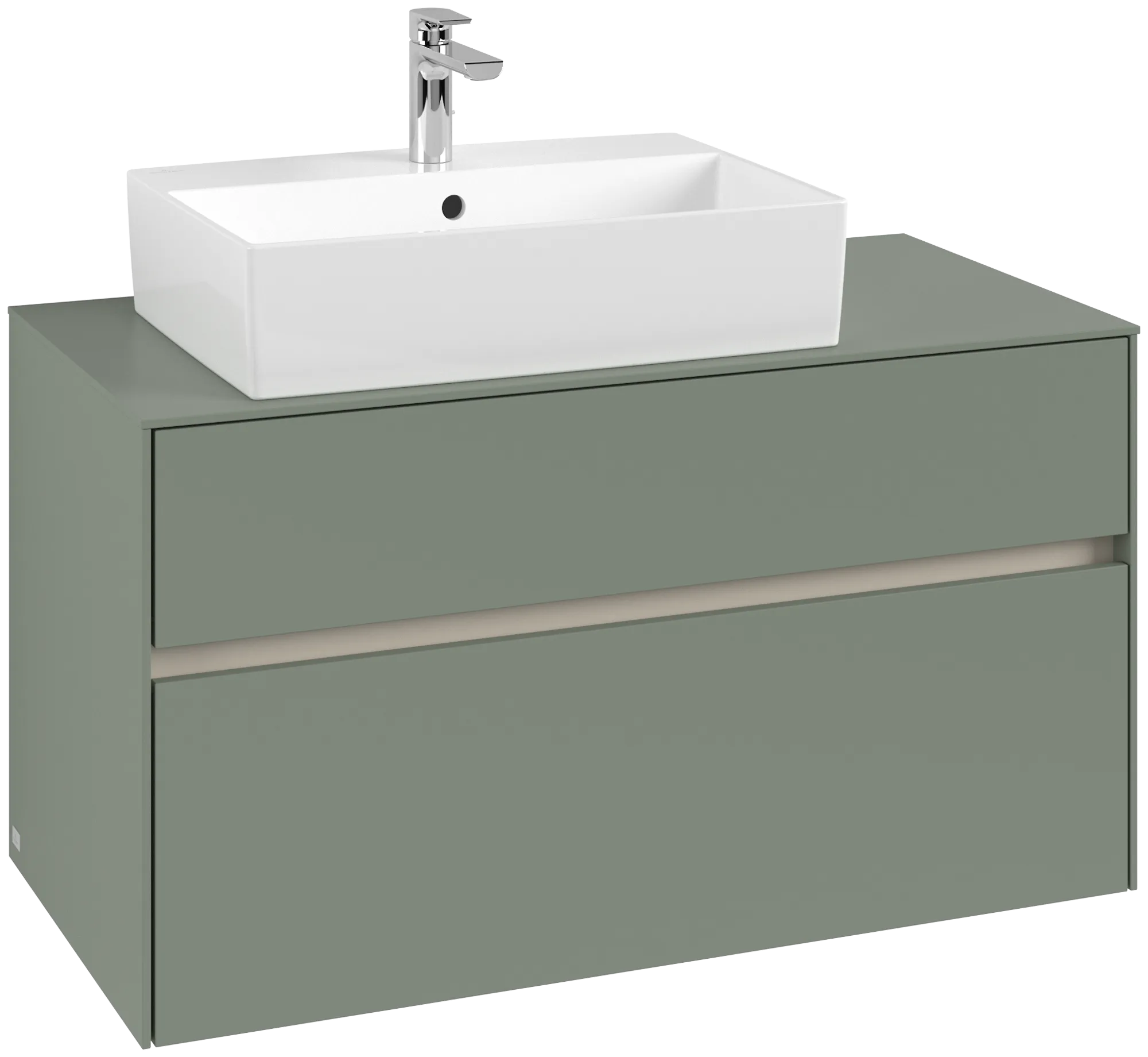 Villeroy & Boch Collaro Waschbeckenunterschrank C126B0, 1000x548x500mm, Soft Green
