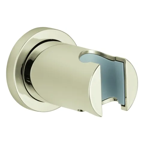 Grohe Rainshower Wandbrausehalter 27074, nicht verstellbar, mit runder Rosette, nickel Grohe Rainshower Wandbrausehalter 27074, nicht verstellbar, mit runder Rosette, nickel